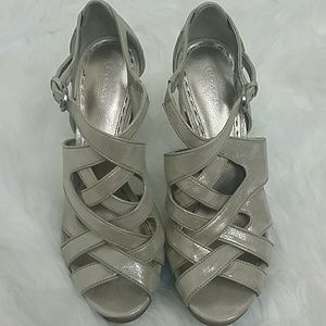 Coach Shiny Pearly Colored Heels